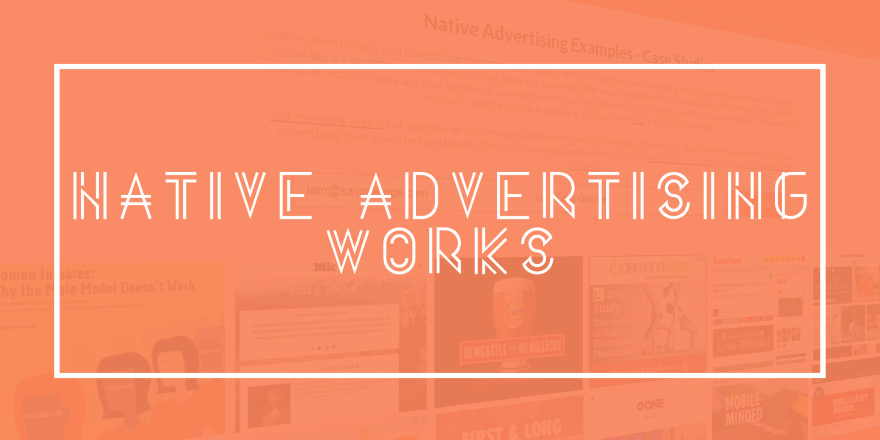 case study on native advertising